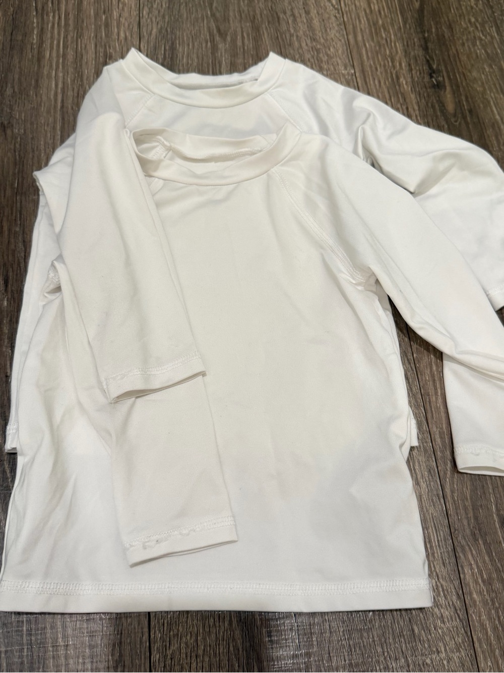 Cat & Jack White Kids Rashguard Set of 2